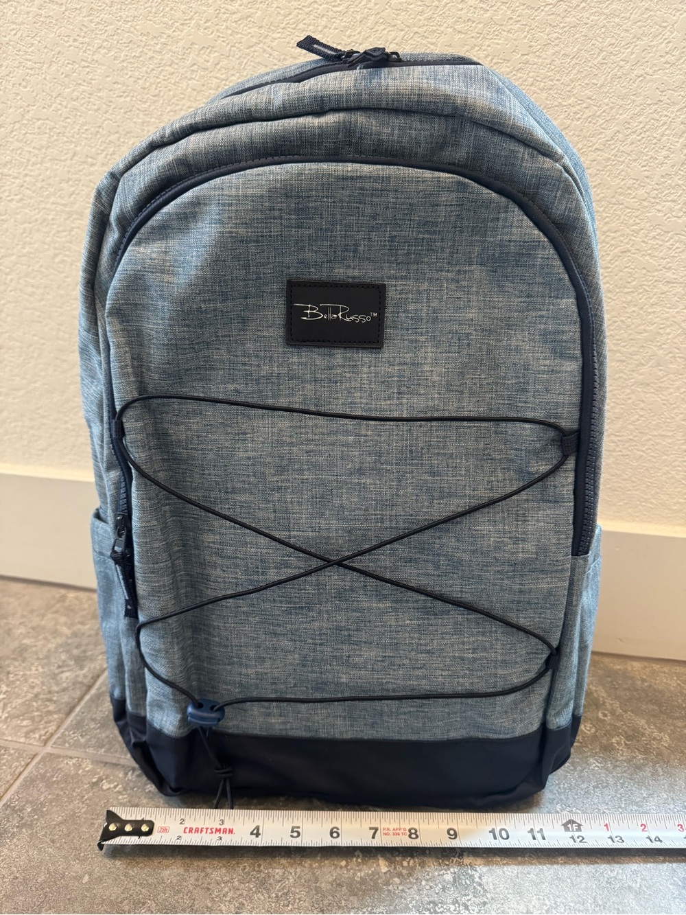 Bella Russo Gray 18.75inch insulated Backpack NEW